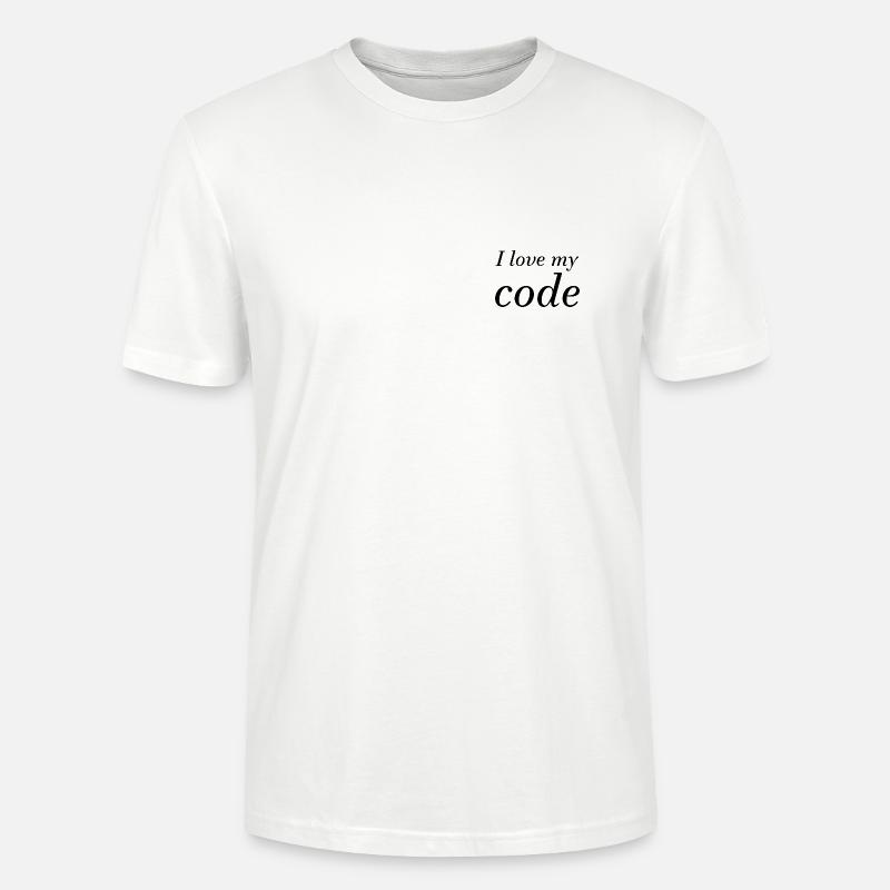 J’adore mon code - T-shirt bio CRAFTER Stanley Stella Unisexe - blanc