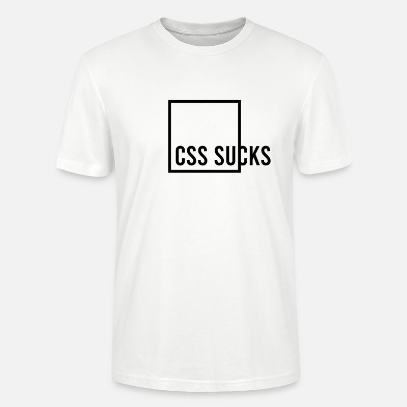 CSS Sucks - Stanley/Stella Unisex Bio-T-Shirt CRAFTER - Weiß
