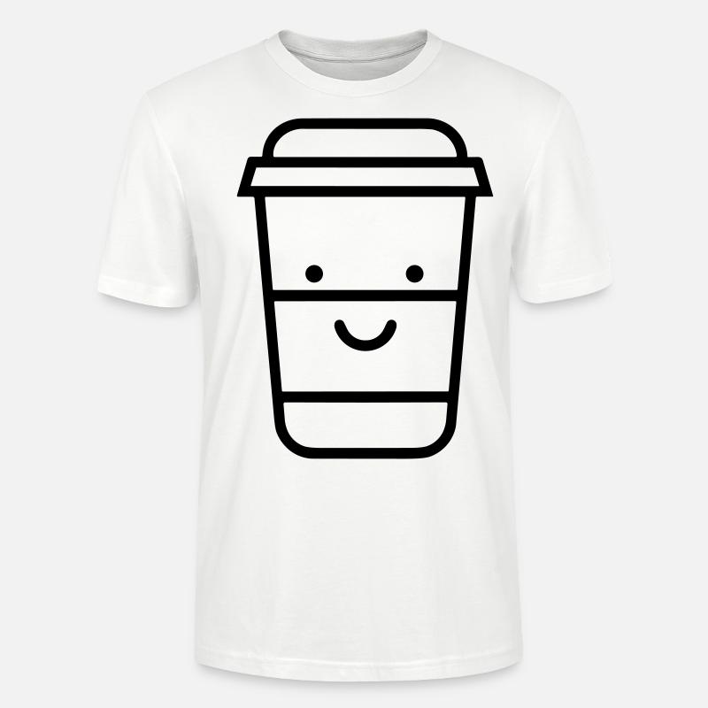 Kaffeebecher - Stanley/Stella Unisex Bio-T-Shirt CRAFTER - Weiß