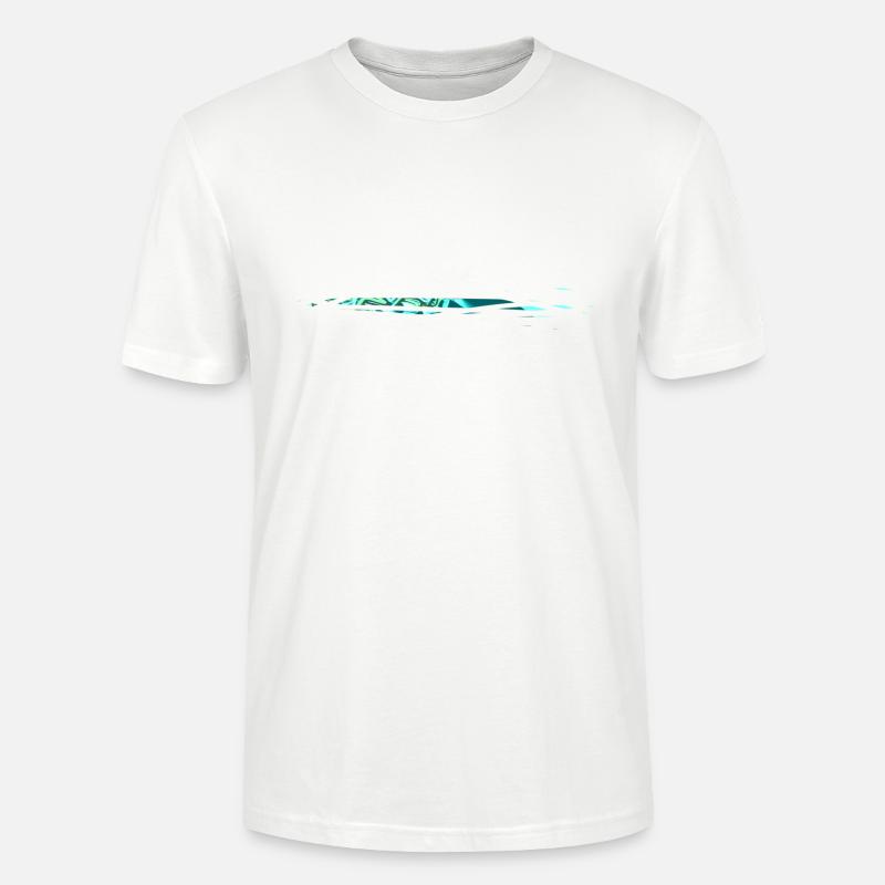 Lignes de contour - T-shirt bio CRAFTER Stanley Stella Unisexe - blanc