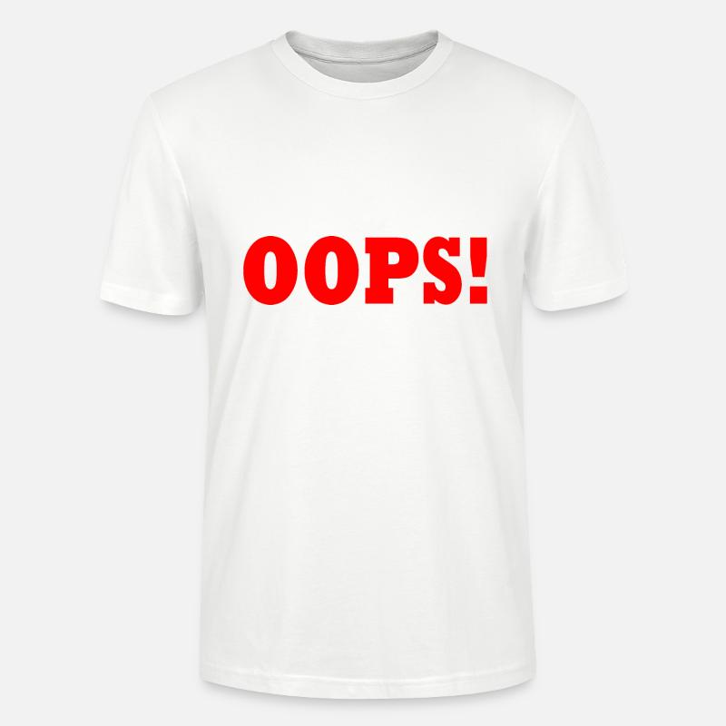 Oops - Stanley/Stella Unisex Bio-T-Shirt CRAFTER - Weiß