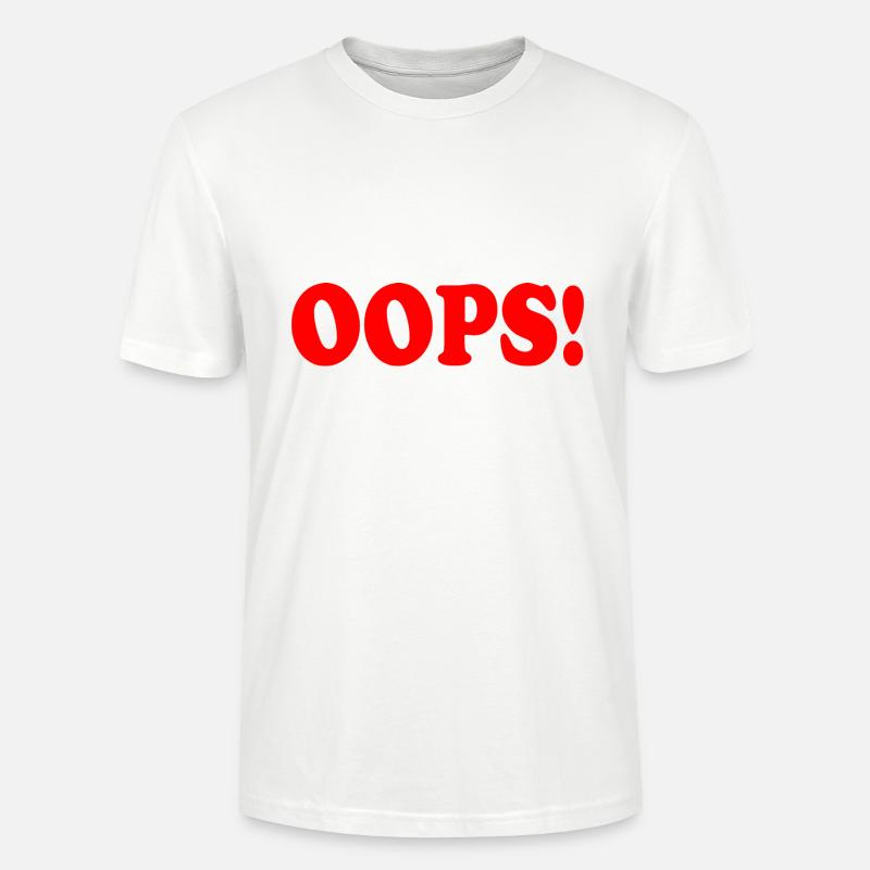Oops - Stanley/Stella Unisex Bio-T-Shirt CRAFTER - Weiß