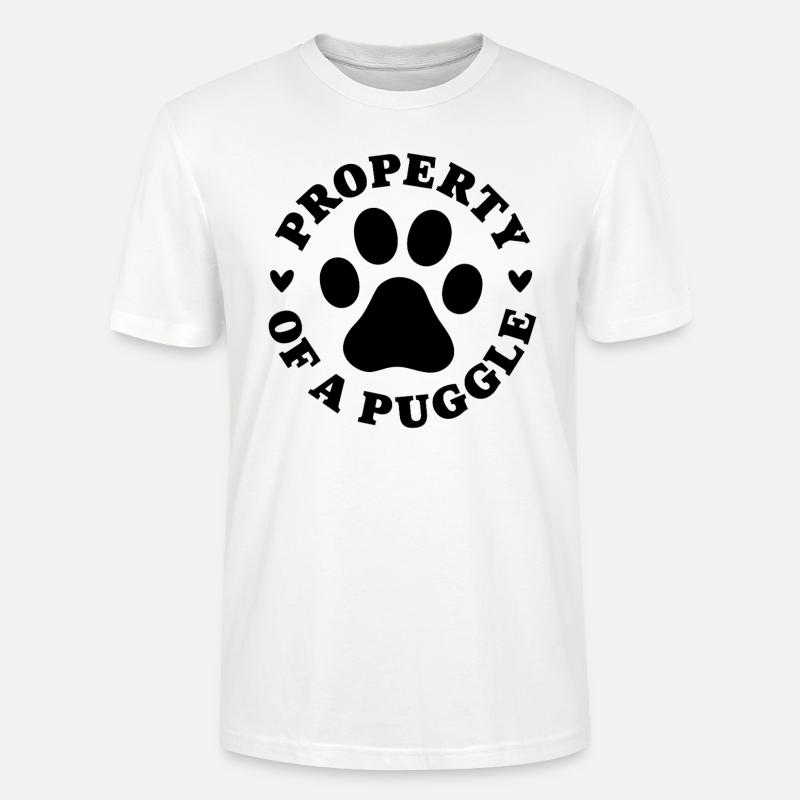 Eigenschaft eines Puggle - Stanley/Stella Unisex Bio-T-Shirt CRAFTER - Weiß