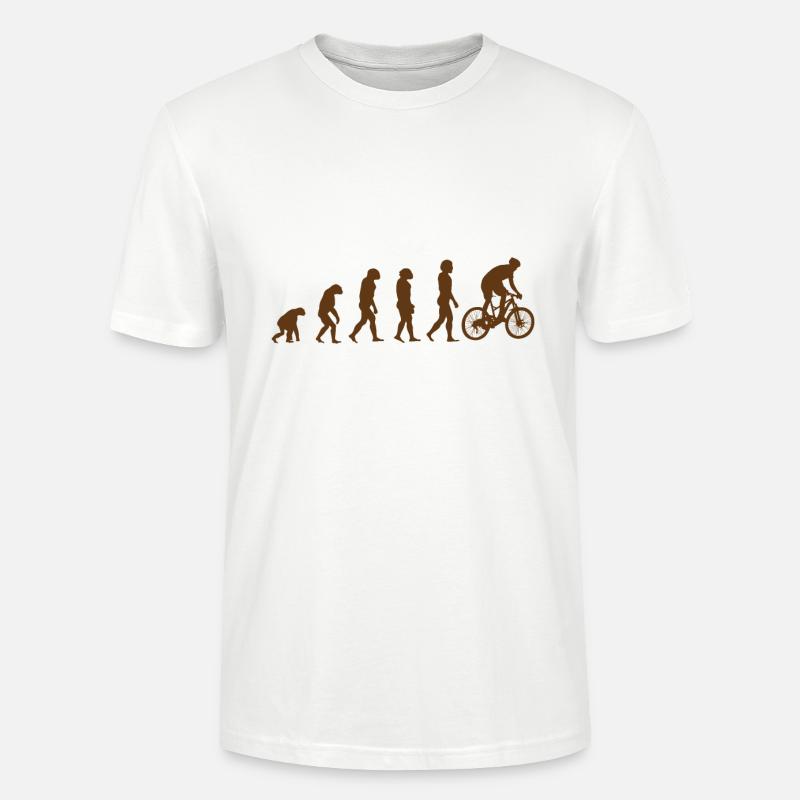 Fahrrad - Stanley/Stella Unisex Bio-T-Shirt CRAFTER - Weiß