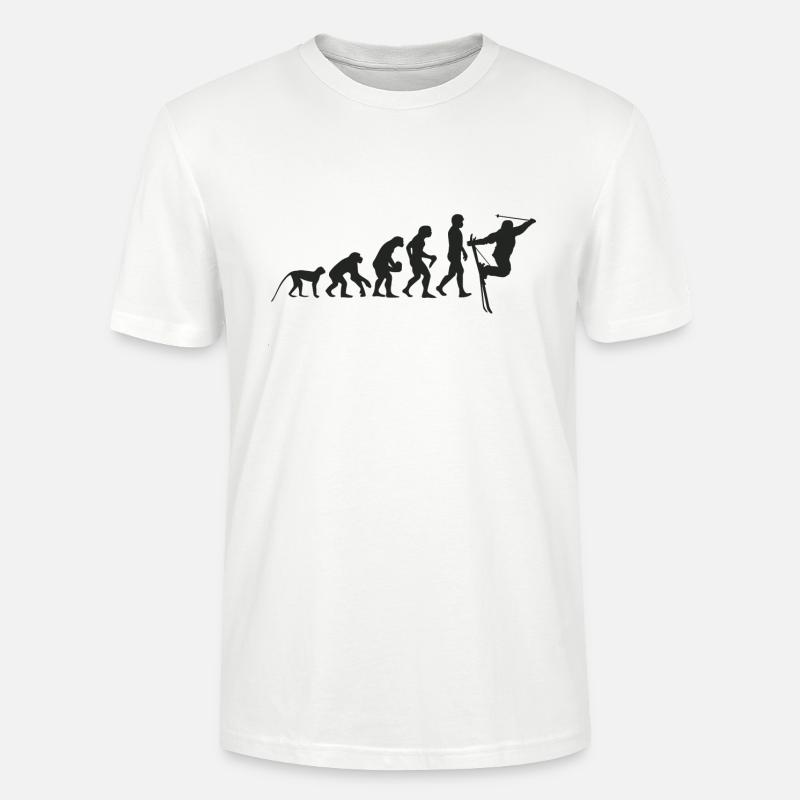 Ski Evolution - T-shirt bio CRAFTER Stanley Stella Unisexe - blanc