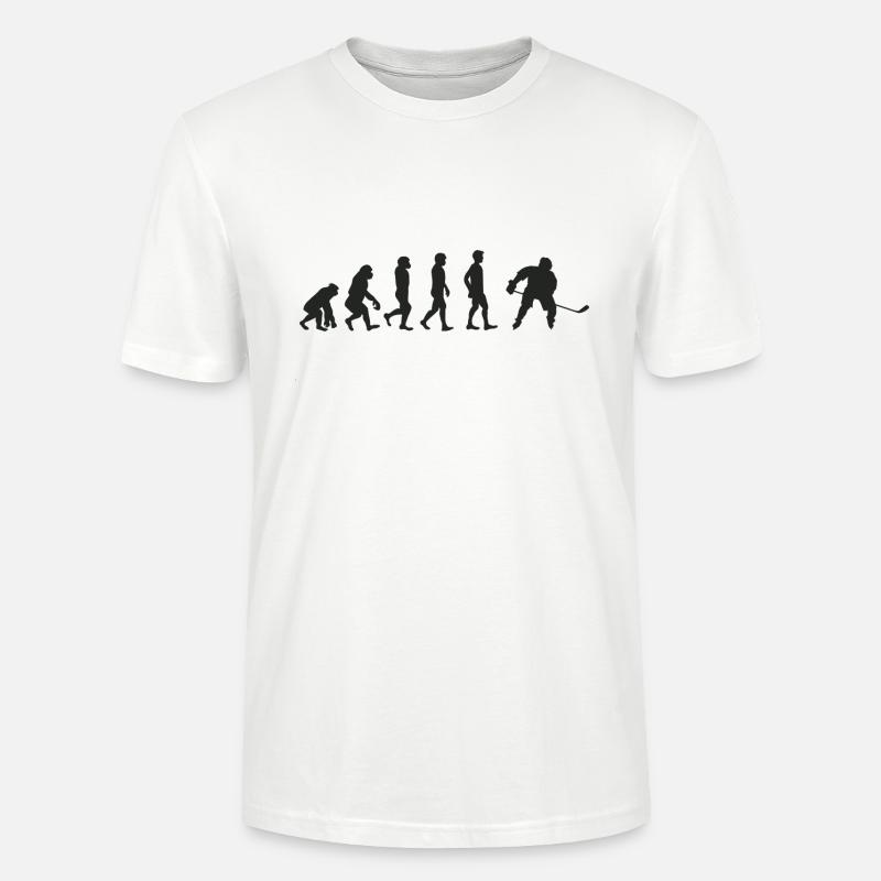 Evolution Eishockey - Stanley/Stella Unisex Bio-T-Shirt CRAFTER - Weiß
