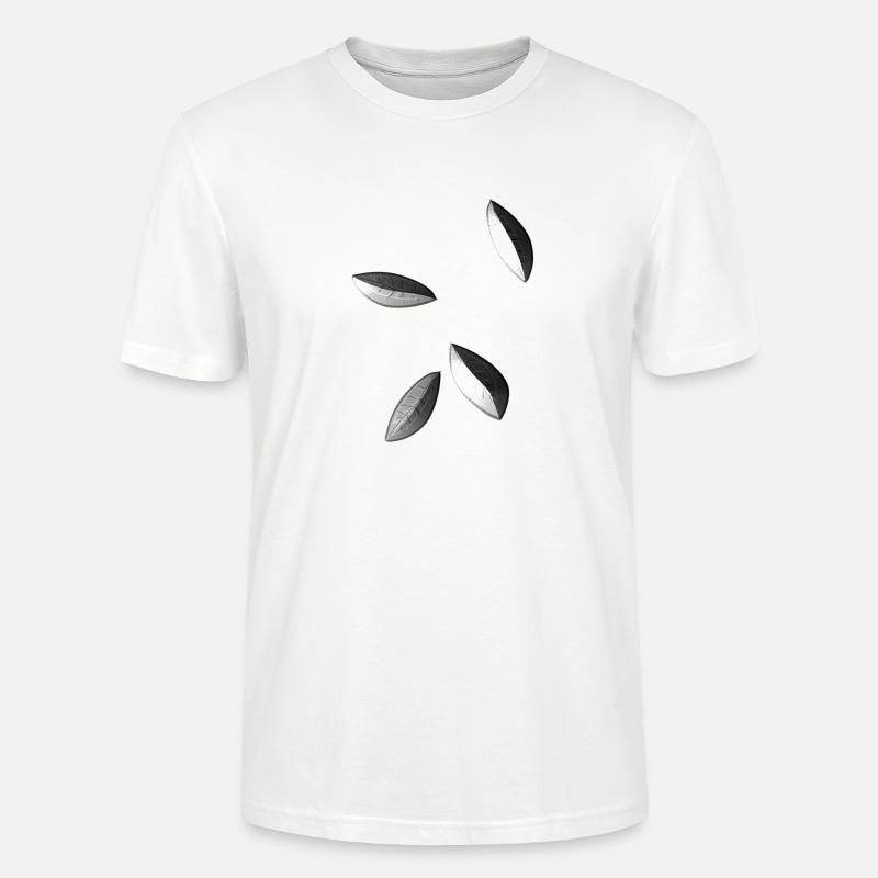 grey symbols pattern sheets - Stanley/Stella CRAFTER Unisex Organic T-Shirt - white