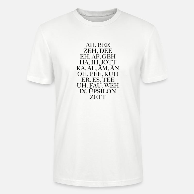 Das abc - Stanley/Stella Unisex Bio-T-Shirt CRAFTER - Weiß