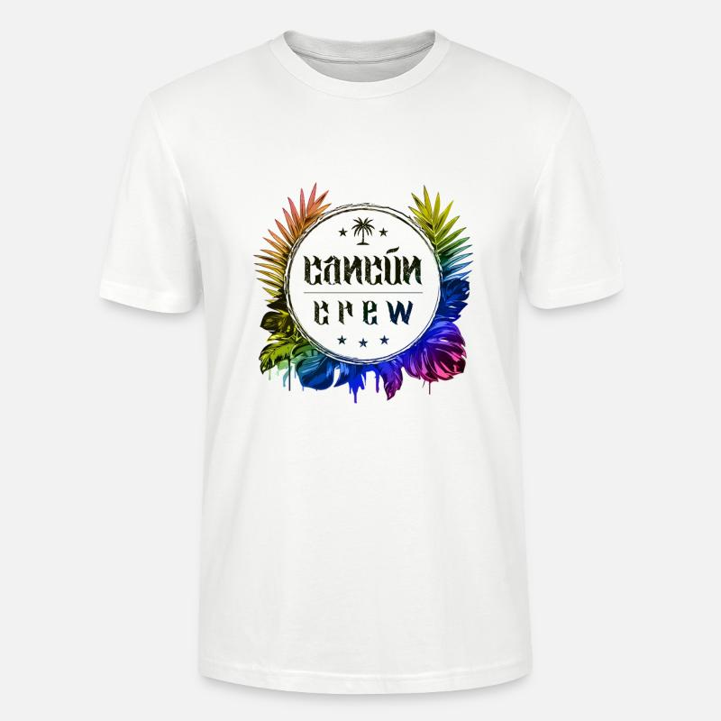 Cancun Crew Bunt - Stanley/Stella Unisex Bio-T-Shirt CRAFTER - Weiß
