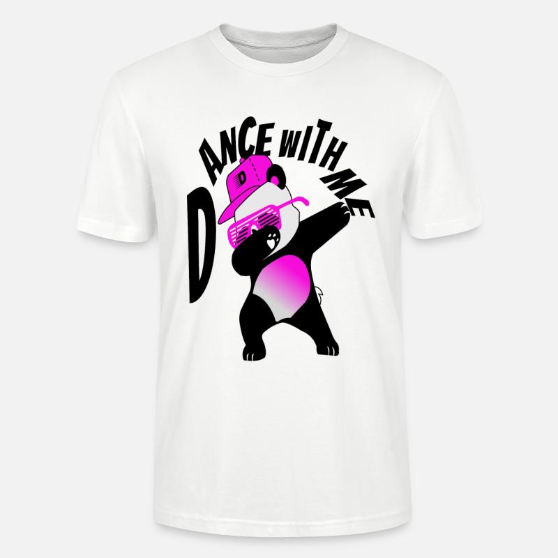 Danse du panda - T-shirt bio CRAFTER Stanley Stella Unisexe - blanc