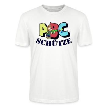 ABC Schütze - Stanley/Stella Unisex Bio-T-Shirt CRAFTER - Weiß - Vorne - Alina (178cm) & Michal (187cm)