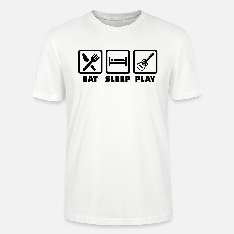 Gitarre - Stanley/Stella Unisex Bio-T-Shirt CRAFTER - Weiß