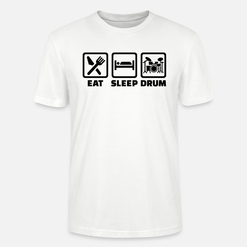 Schlagzeug - Stanley/Stella Unisex Bio-T-Shirt CRAFTER - Weiß