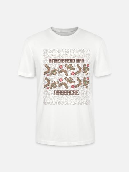 Massaker am Lebkuchenmann - Stanley/Stella Unisex Bio-T-Shirt CRAFTER - Weiß