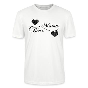 Mama Bear - Stanley/Stella Unisex Bio-T-Shirt CRAFTER - Weiß - Vorne - Alina (178cm) & Michal (187cm)