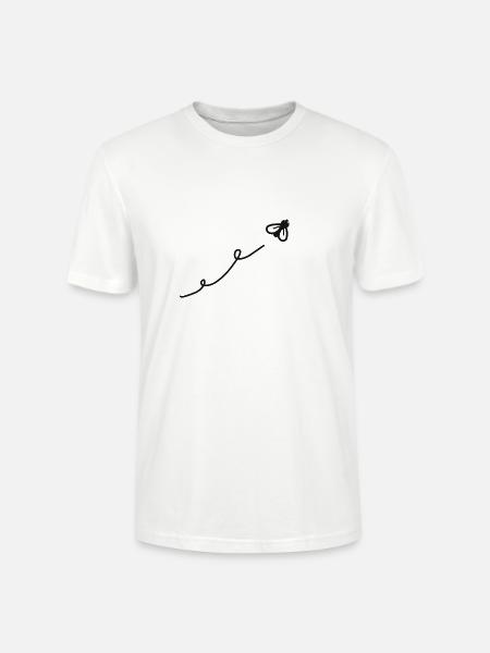 Fliege sumsum - Stanley/Stella Unisex Bio-T-Shirt CRAFTER - Weiß