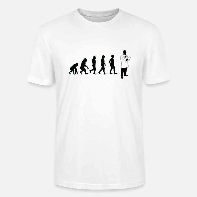 Evolution Arzt - Stanley/Stella Unisex Bio-T-Shirt CRAFTER - Weiß