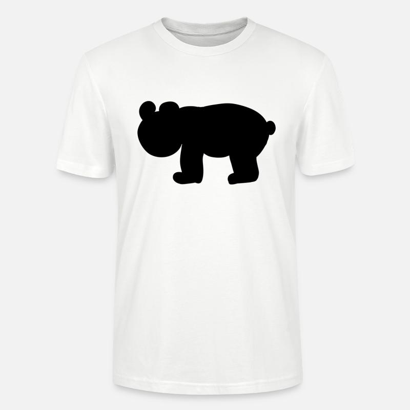 Symbol Tier Bär - Stanley/Stella Unisex Bio-T-Shirt CRAFTER - Weiß