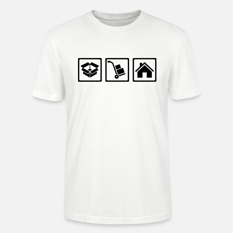 Umzug - Stanley/Stella Unisex Bio-T-Shirt CRAFTER - Weiß