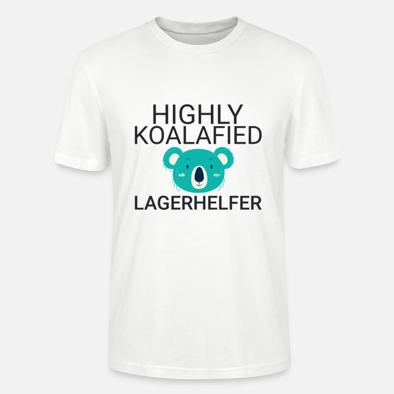Assistante d’entrepôt Koalafied - T-shirt bio CRAFTER Stanley Stella Unisexe - blanc