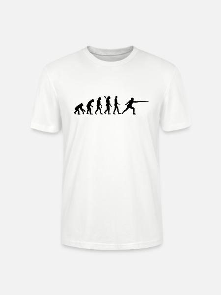 Fencing - Stanley/Stella CRAFTER Unisex Organic T-Shirt - white