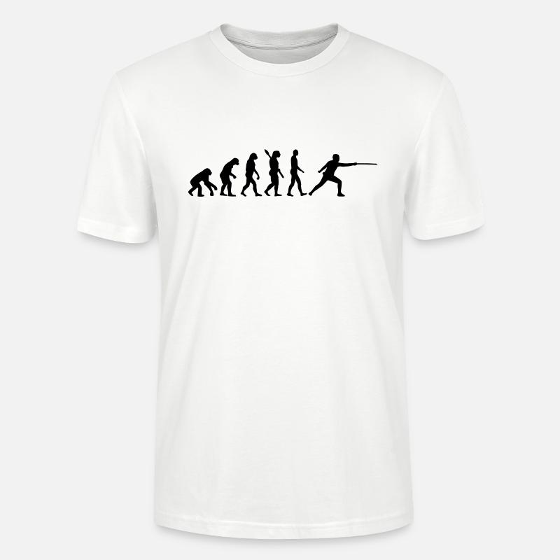 Fechten - Stanley/Stella Unisex Bio-T-Shirt CRAFTER - Weiß