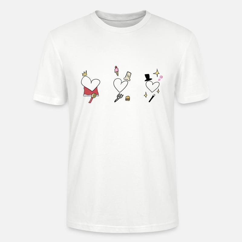 herzen herz - Stanley/Stella Unisex Bio-T-Shirt CRAFTER - Weiß