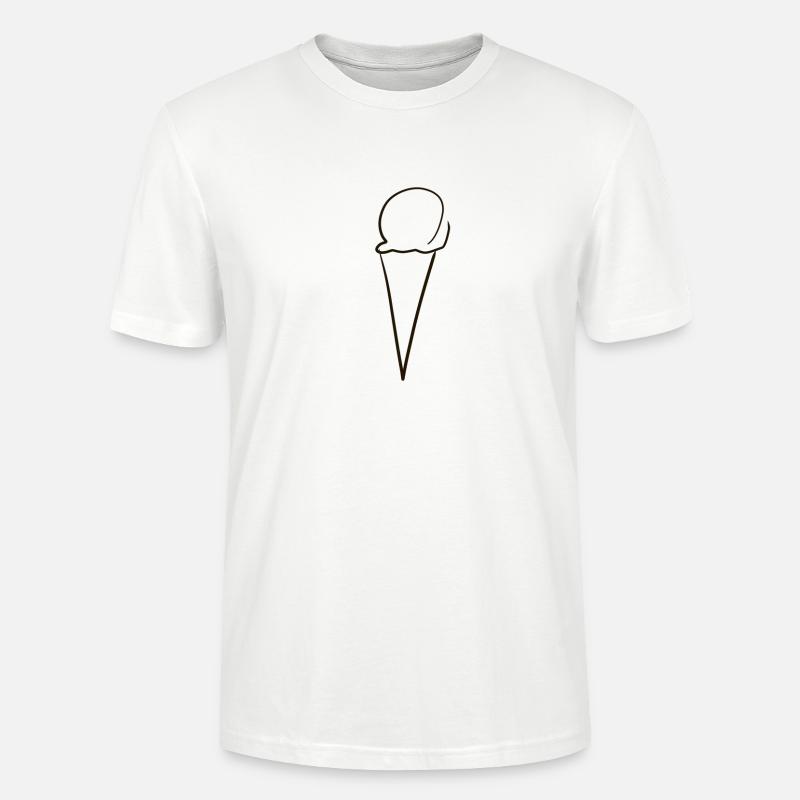 eiscreme eis - Stanley/Stella Unisex Bio-T-Shirt CRAFTER - Weiß