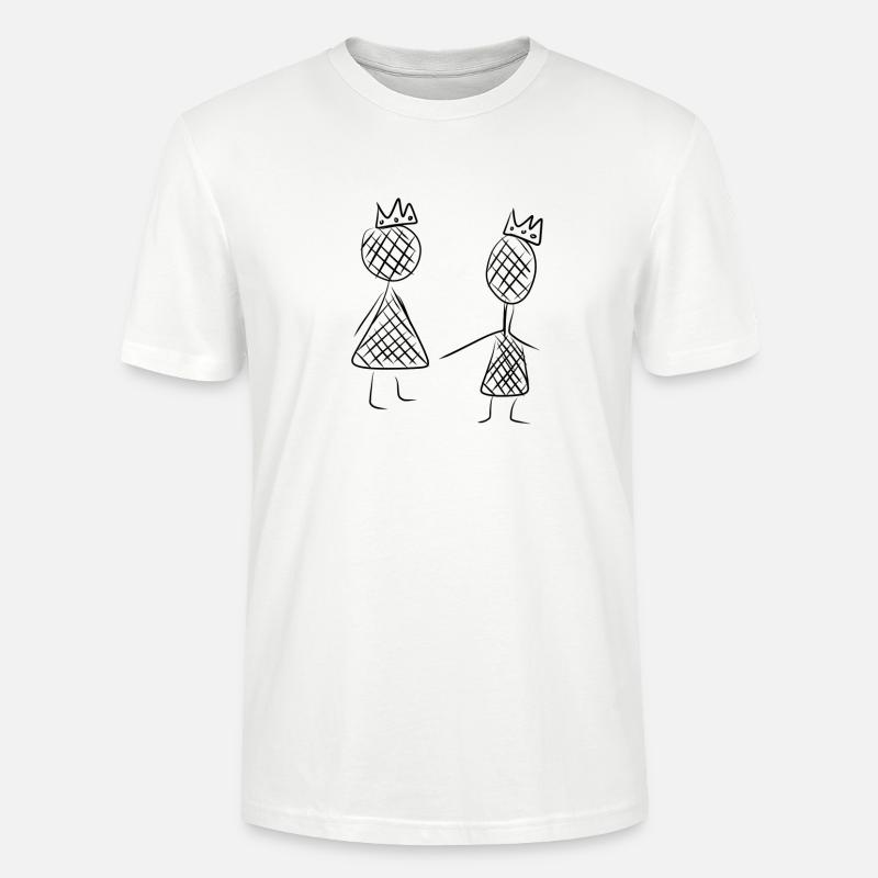 Beste Freunde - Stanley/Stella Unisex Bio-T-Shirt CRAFTER - Weiß