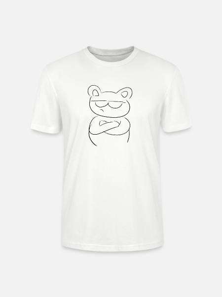 Bear animal - Stanley/Stella CRAFTER Unisex Organic T-Shirt - white