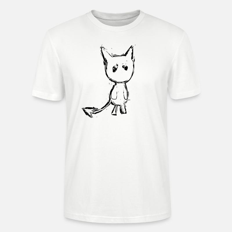 devil evil - Stanley/Stella CRAFTER Unisex Organic T-Shirt - white
