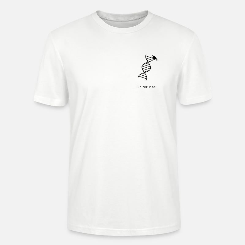 Dr. rer. nat. – DNA - Stanley/Stella Unisex Bio-T-Shirt CRAFTER - Weiß