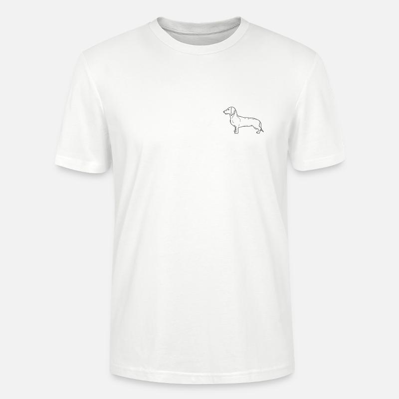 Dackel - Stanley/Stella Unisex Bio-T-Shirt CRAFTER - Weiß