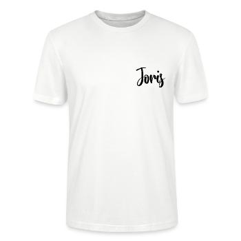 Vorname - Joris - Stanley/Stella Unisex Bio-T-Shirt CRAFTER - Weiß - Vorne - Alina (178cm) & Michal (187cm)