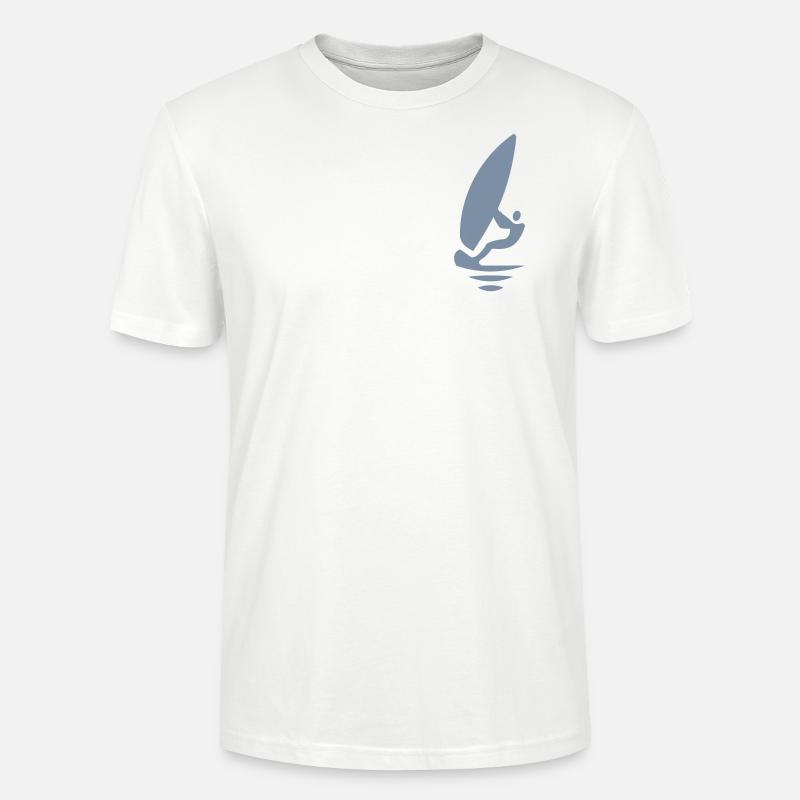 windsurfer logo - Stanley/Stella Unisex Bio-T-Shirt CRAFTER - Weiß