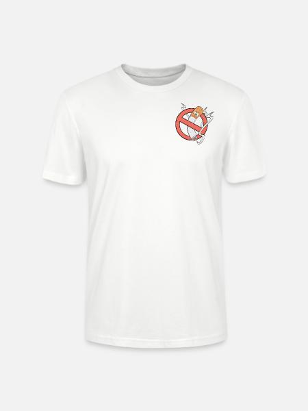 T-Shirt Rauchverbot Logo - Stanley/Stella Unisex Bio-T-Shirt CRAFTER - Weiß