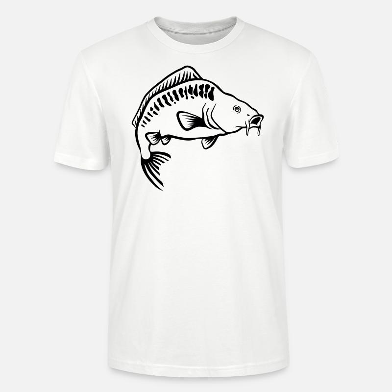 Karpfen - Stanley/Stella Unisex Bio-T-Shirt CRAFTER - Weiß