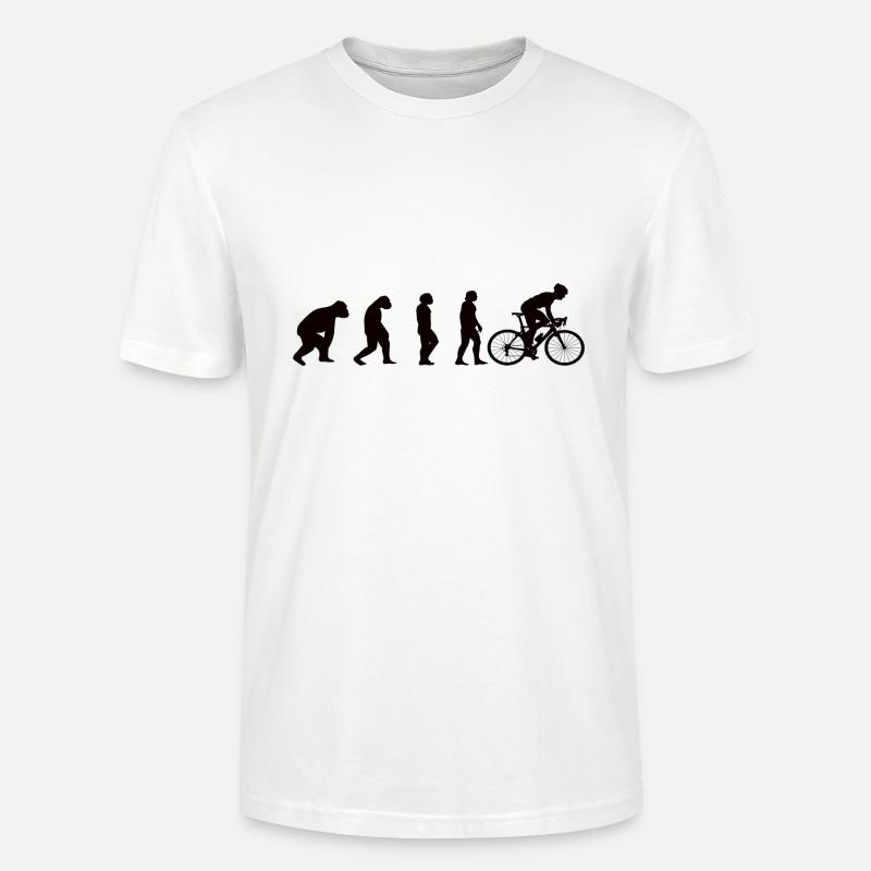 Vélo Vélo Evolution Cyclisme - T-shirt bio CRAFTER Stanley Stella Unisexe - blanc