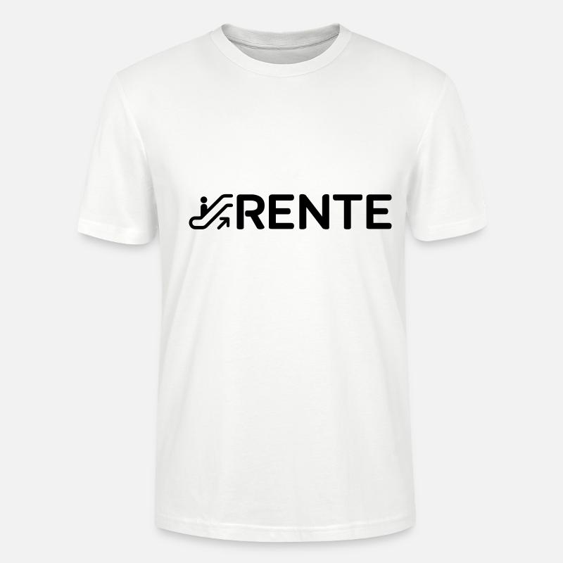 Rolltreppe Rente3 - Stanley/Stella Unisex Bio-T-Shirt CRAFTER - Weiß