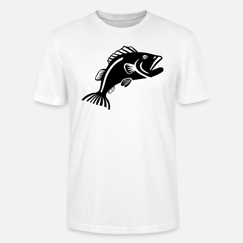 Fisch - Stanley/Stella Unisex Bio-T-Shirt CRAFTER - Weiß
