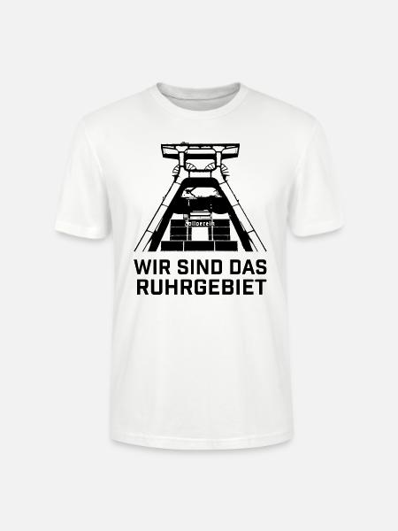 Wir sind das Ruhrgebiet - Stanley/Stella Unisex Bio-T-Shirt CRAFTER - Weiß
