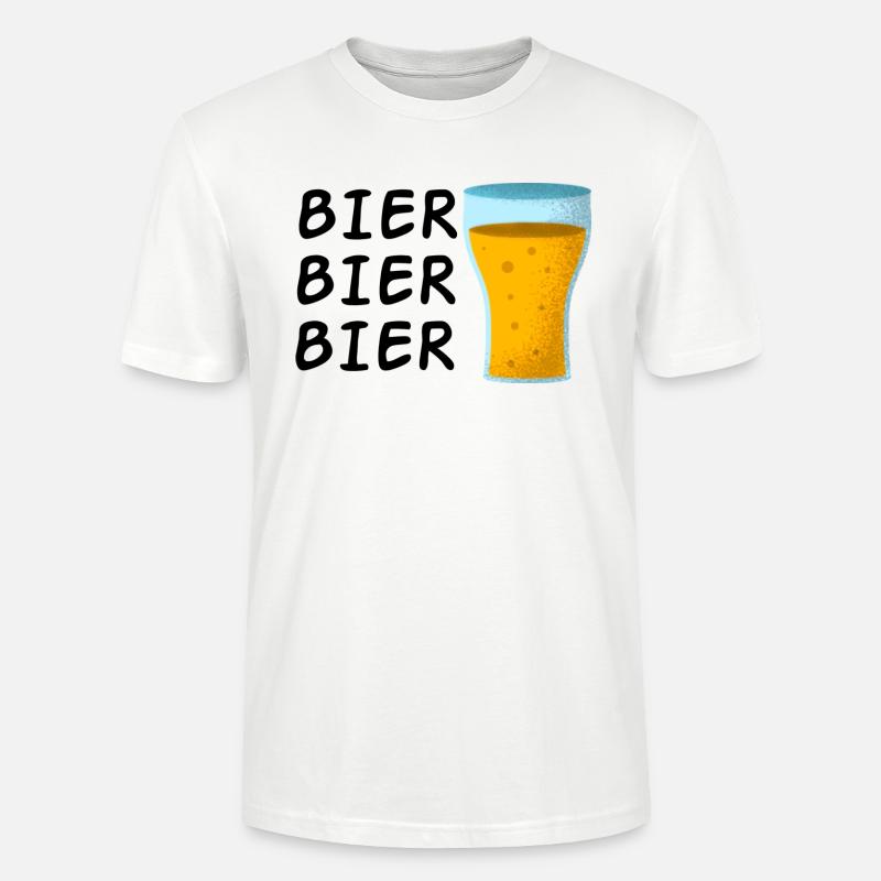 Bier Bier Bier - Stanley/Stella Unisex Bio-T-Shirt CRAFTER - Weiß