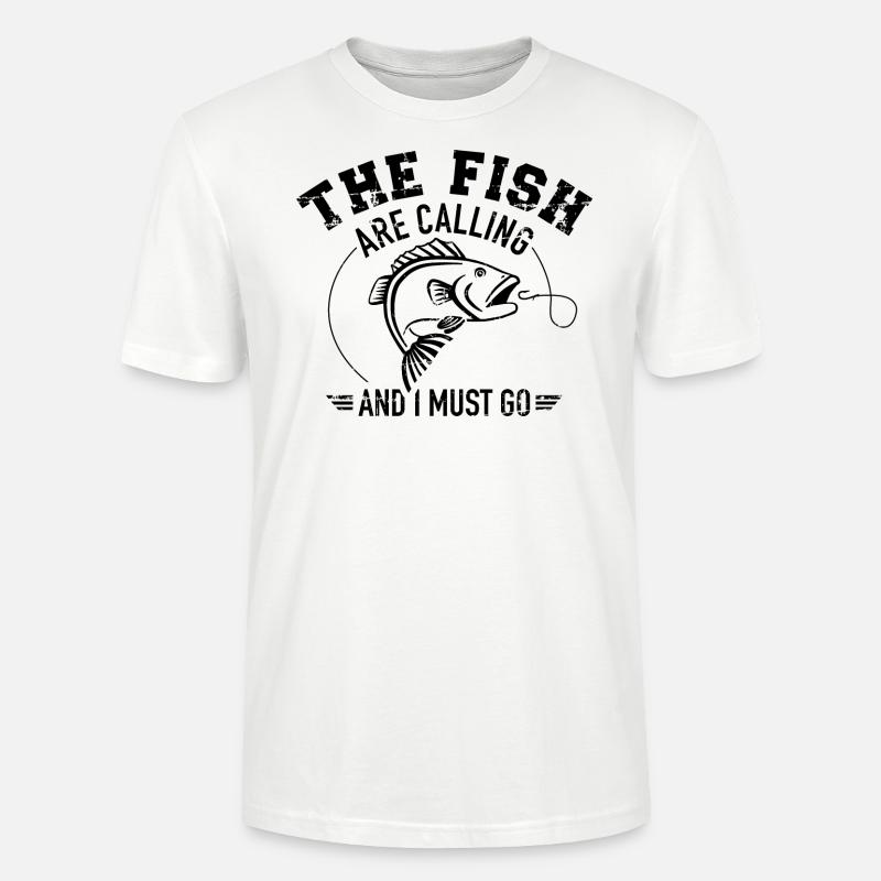 pêche - T-shirt bio CRAFTER Stanley Stella Unisexe - blanc