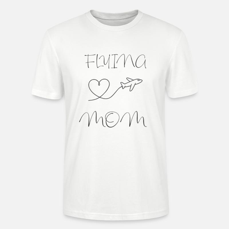 Flugbegleiter Mutter Geschenk  - Stanley/Stella Unisex Bio-T-Shirt CRAFTER - Weiß
