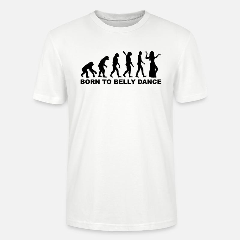 Evolution belly dance - T-shirt bio CRAFTER Stanley Stella Unisexe - blanc