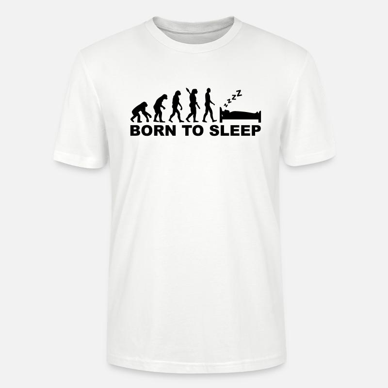 Evolution Sleep - Stanley/Stella CRAFTER Unisex Organic T-Shirt - white