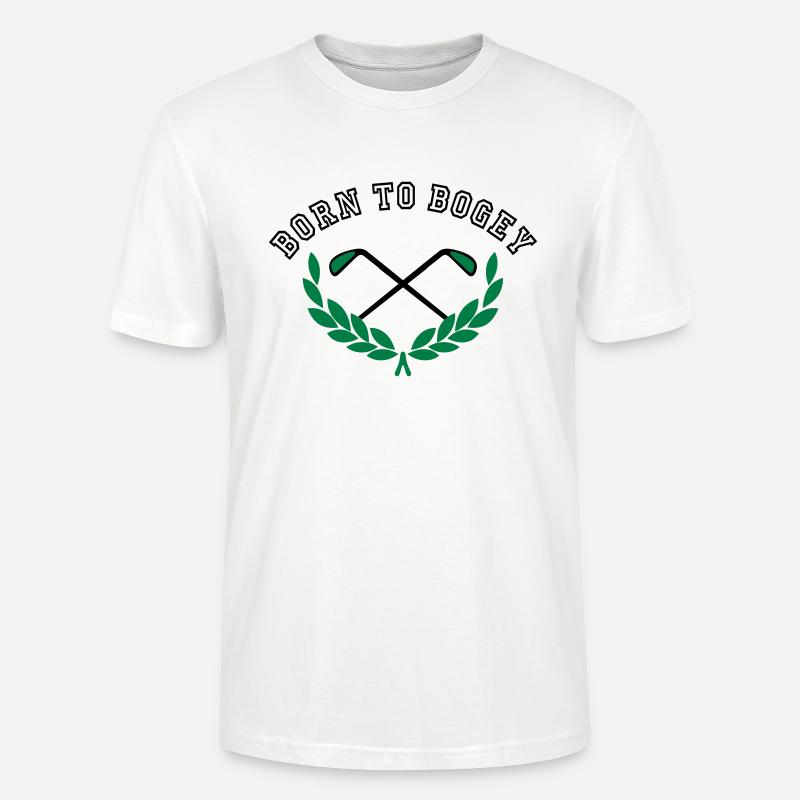 Born to Bogey - Stanley/Stella Unisex Bio-T-Shirt CRAFTER - Weiß