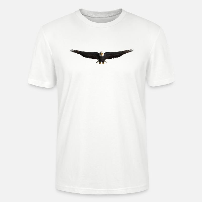 Seeadler Greifvogel Adler - Stanley/Stella Unisex Bio-T-Shirt CRAFTER - Weiß