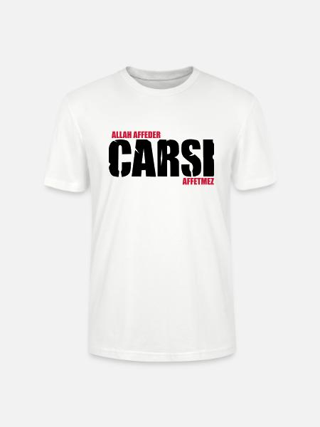 carsi - Stanley/Stella Unisex Bio-T-Shirt CRAFTER - Weiß
