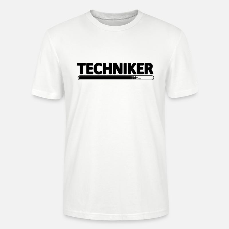 Techniker // Technikerin // Wird Techniker // lädt - Stanley/Stella Unisex Bio-T-Shirt CRAFTER - Weiß